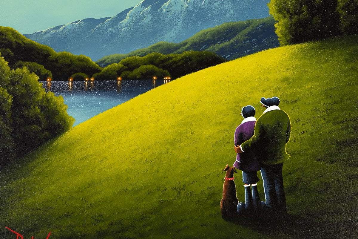 Our Love Entwined - Original - SOLD by artist David Renshaw - Wyecliffe Galleries