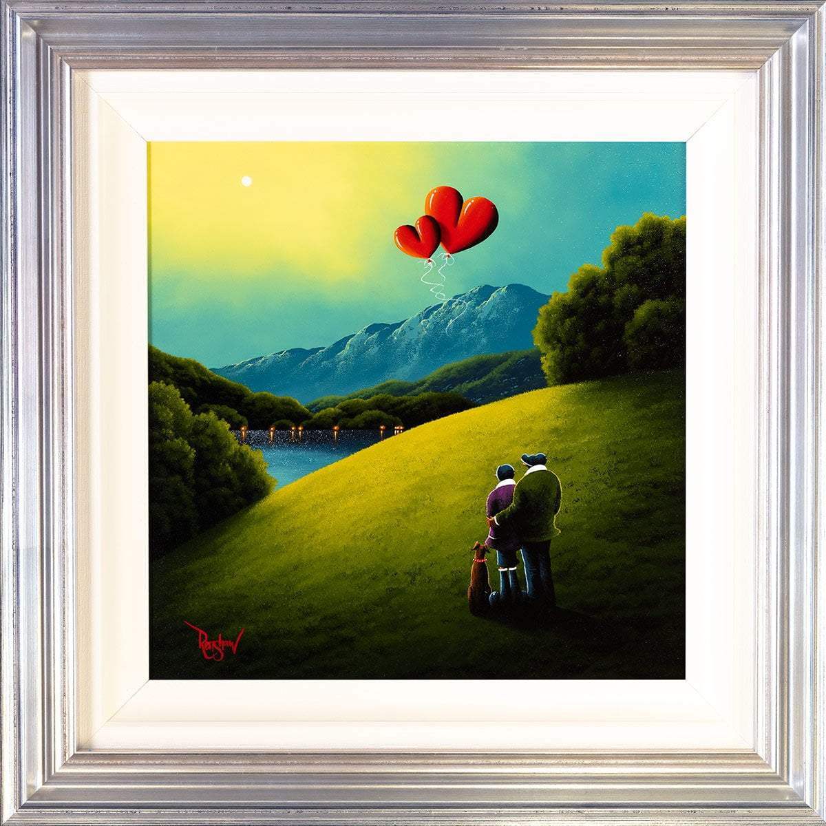 Our Love Entwined - Original - SOLD by artist David Renshaw - Wyecliffe Galleries