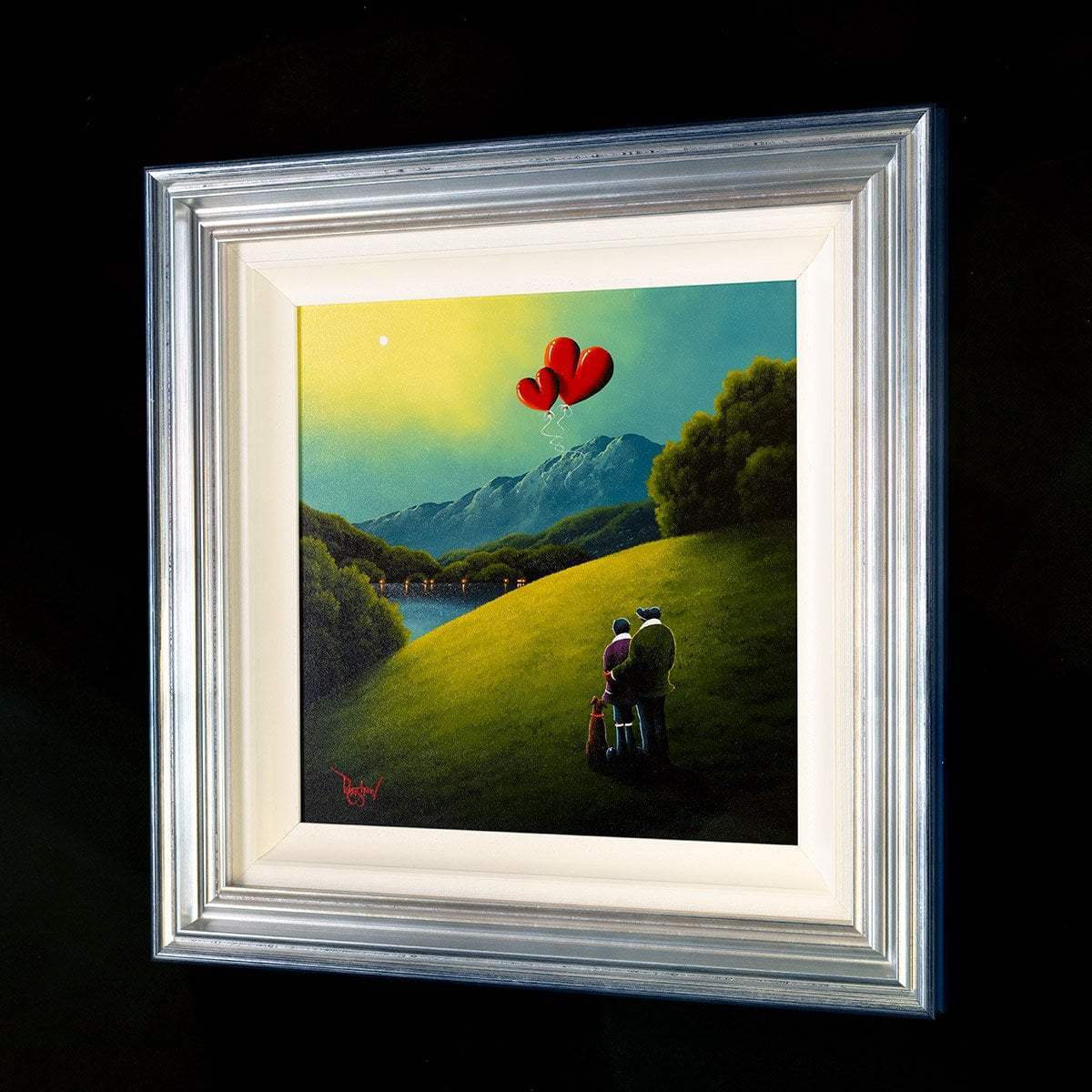 Our Love Entwined - Original - SOLD by artist David Renshaw - Wyecliffe Galleries