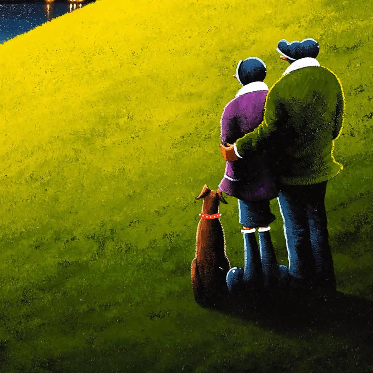 Our Love Entwined - Original - SOLD by artist David Renshaw - Wyecliffe Galleries
