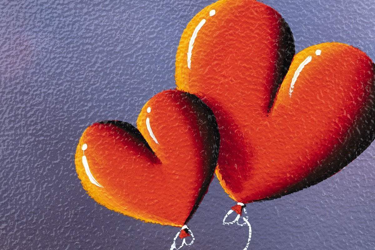 Our Love Flies High - Original - SOLD by artist David Renshaw - Wyecliffe Galleries