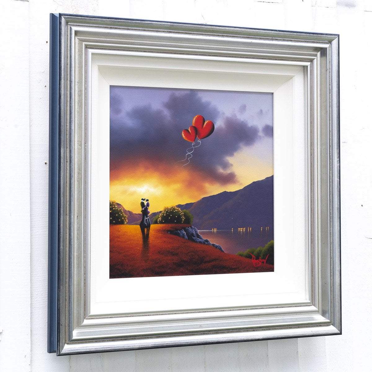 Our Love Flies High - Original - SOLD by artist David Renshaw - Wyecliffe Galleries