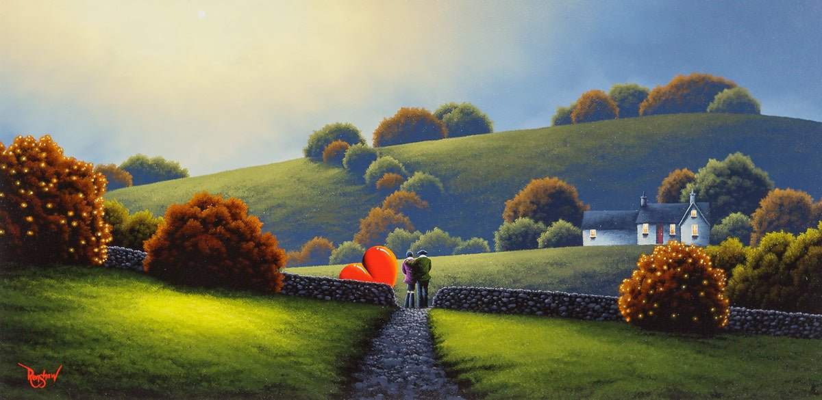 Our Love Grows Strong - Original - SOLD by artist David Renshaw - Wyecliffe Galleries