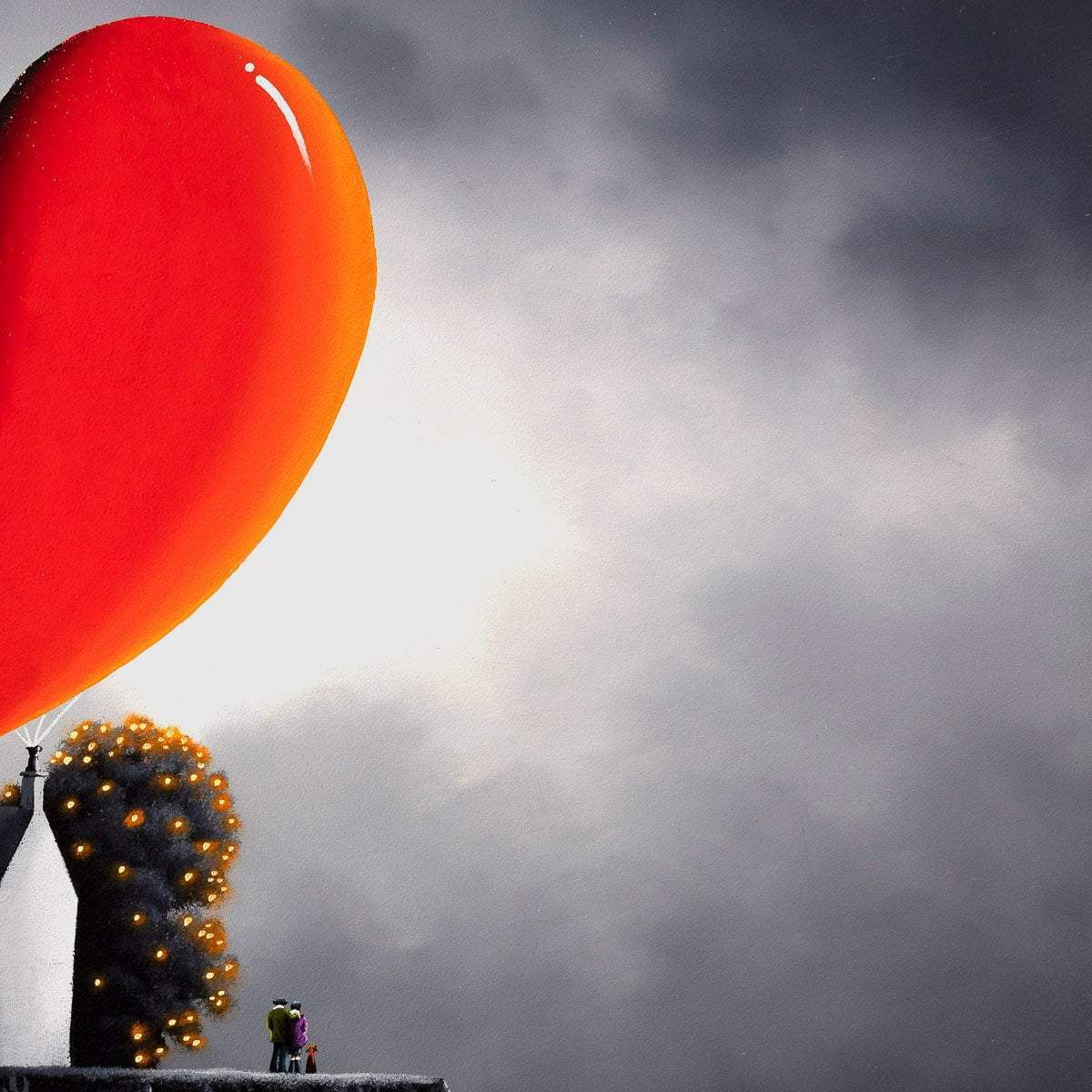 Our Love Is Sky High - Original - SOLD by artist David Renshaw - Wyecliffe Galleries