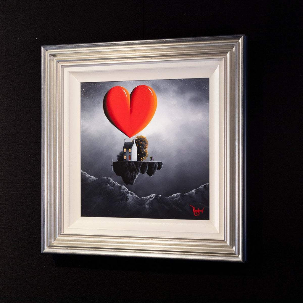 Our Love Is Sky High - Original - SOLD by artist David Renshaw - Wyecliffe Galleries
