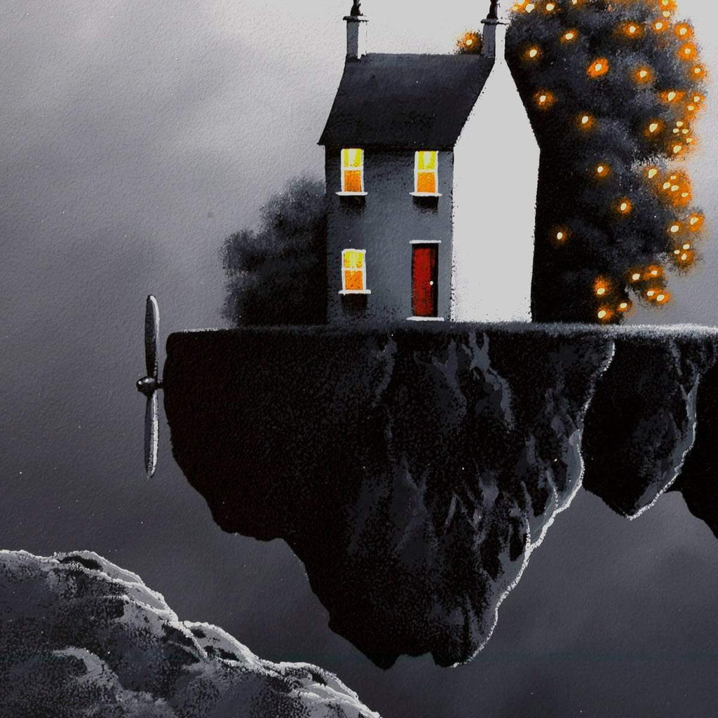 Our Love Is Sky High - Original - SOLD by artist David Renshaw - Wyecliffe Galleries