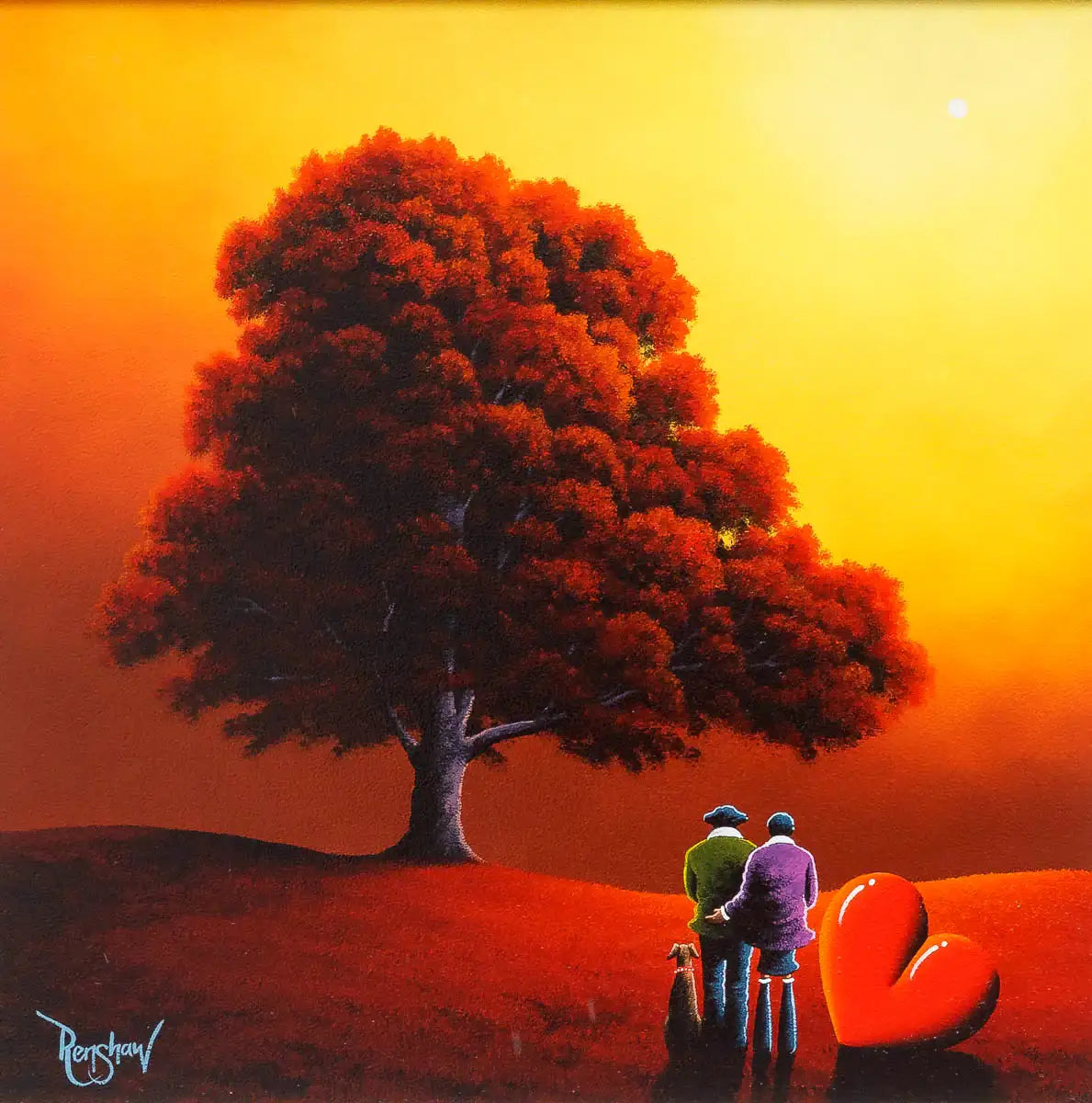 Our Love Keeps Growing - Original - SOLD by artist David Renshaw - Wyecliffe Galleries