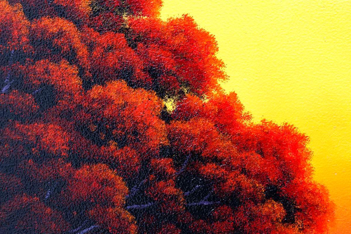Our Love Keeps Growing - Original - SOLD by artist David Renshaw - Wyecliffe Galleries