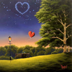 Our Love Lives Forever - Original - SOLD by artist David Renshaw - Wyecliffe Galleries