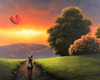 Our Love Lives On Forever - Original - SOLD by artist David Renshaw - Wyecliffe Galleries