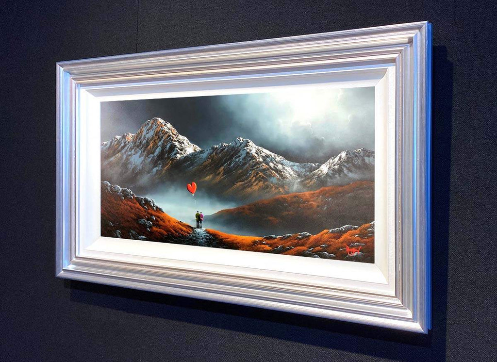 Our Love Reaches New Heights - Original - SOLD by artist David Renshaw - Wyecliffe Galleries