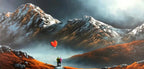Our Love Reaches New Heights - Original - SOLD by artist David Renshaw - Wyecliffe Galleries