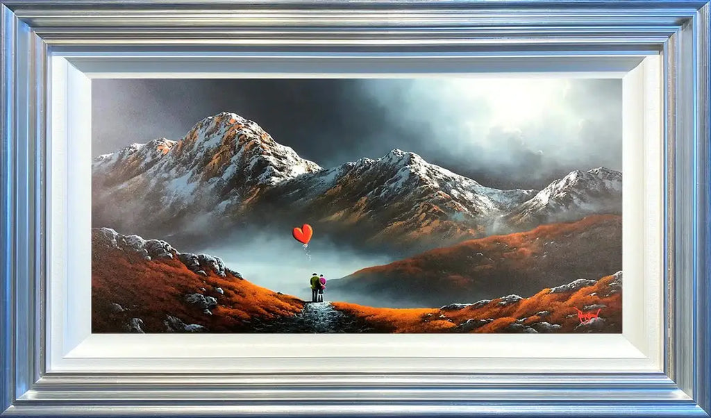 Our Love Reaches New Heights - Original - SOLD by artist David Renshaw - Wyecliffe Galleries