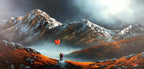 Our Love Reaches New Heights - Original - SOLD by artist David Renshaw - Wyecliffe Galleries
