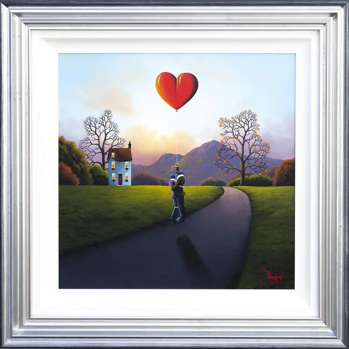 Our Love Takes Us Higher - Original - SOLD by artist David Renshaw - Wyecliffe Galleries