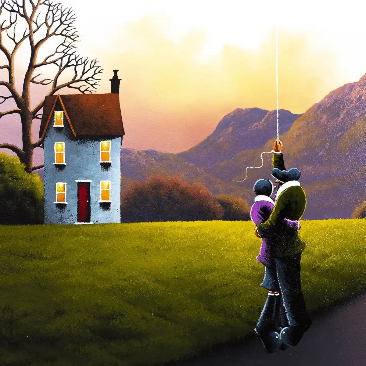 Our Love Takes Us Higher - Original - SOLD by artist David Renshaw - Wyecliffe Galleries