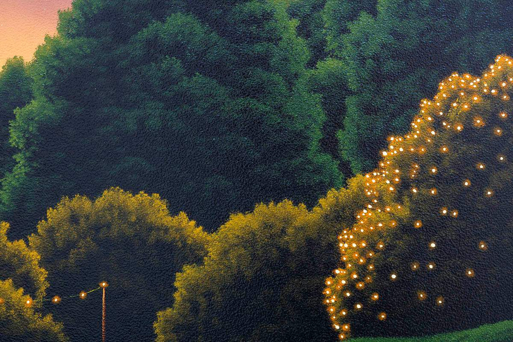 Our Love Written in the Stars - Original - SOLD by artist David Renshaw - Wyecliffe Galleries