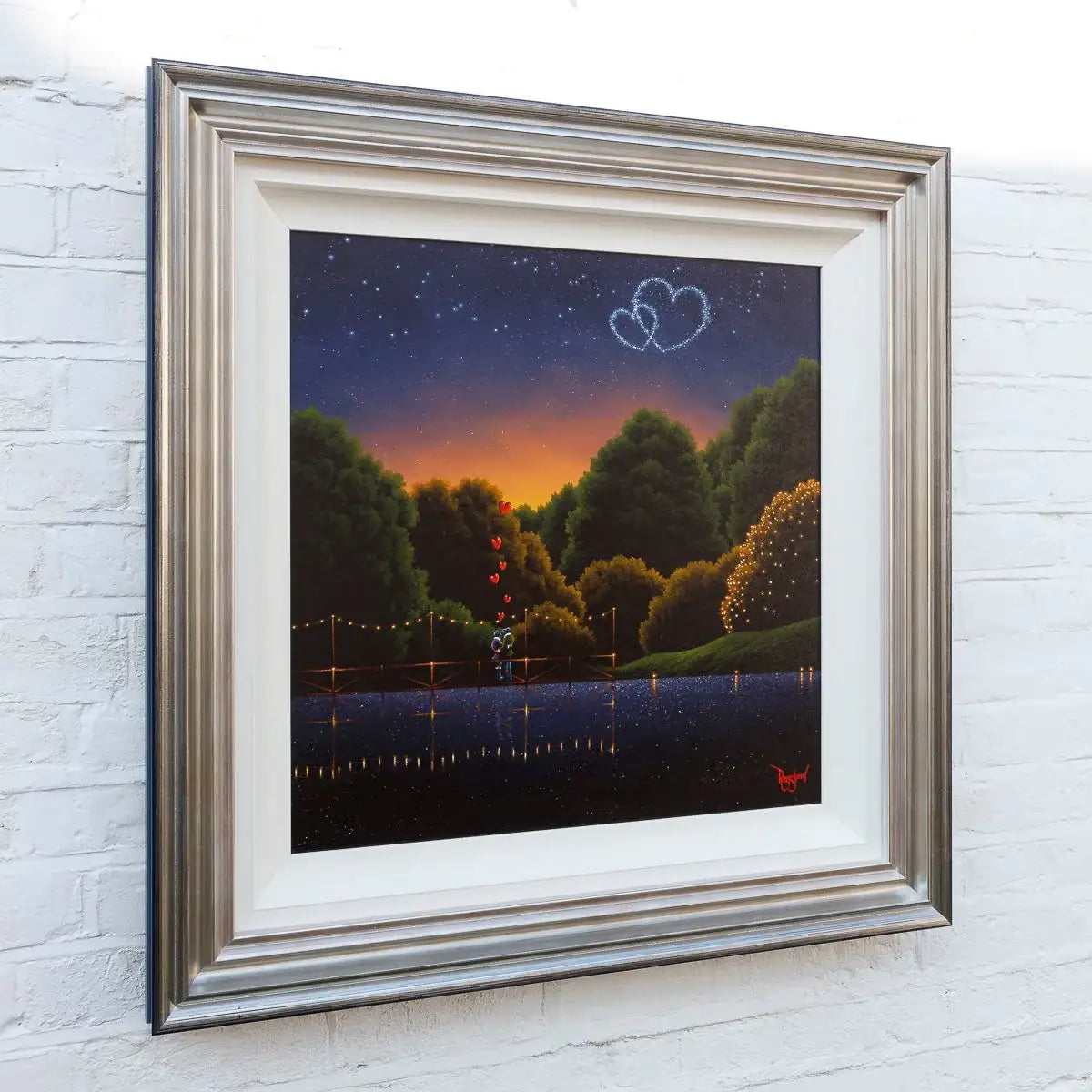 Our Love Written in the Stars - Original - SOLD by artist David Renshaw - Wyecliffe Galleries