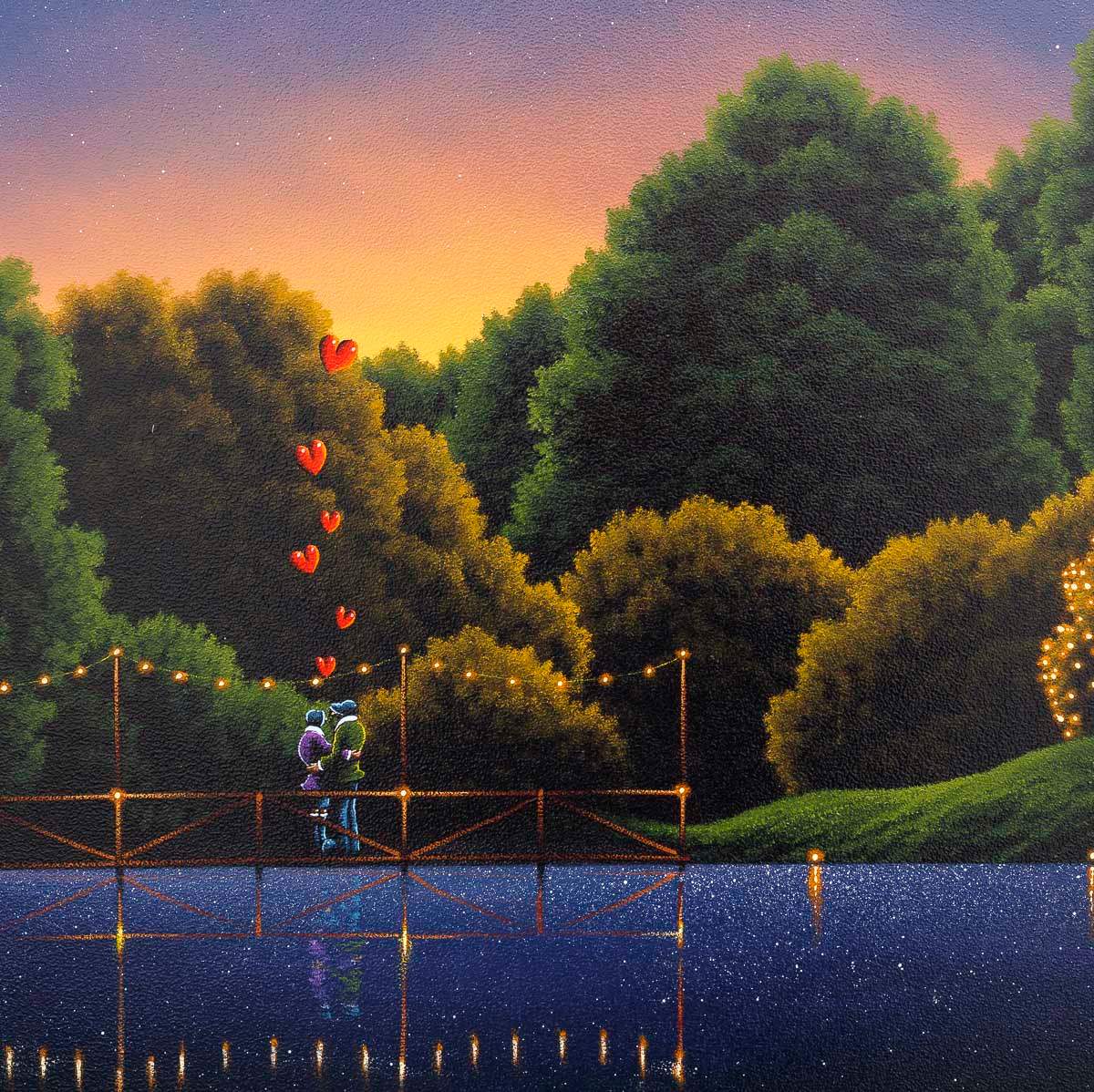 Our Love Written in the Stars - Original - SOLD by artist David Renshaw - Wyecliffe Galleries