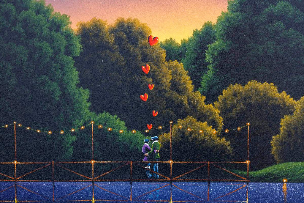 Our Love Written in the Stars - Original - SOLD by artist David Renshaw - Wyecliffe Galleries