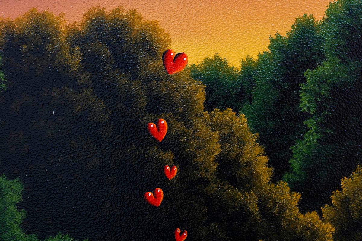 Our Love Written in the Stars - Original - SOLD by artist David Renshaw - Wyecliffe Galleries