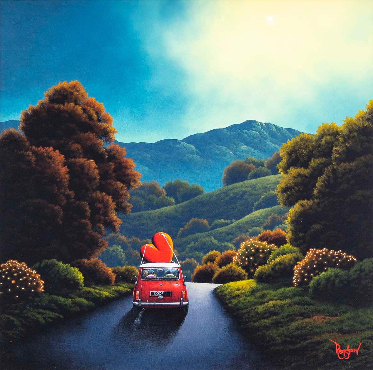 Our Mini Adventure - Original - SOLD by artist David Renshaw - Wyecliffe Galleries