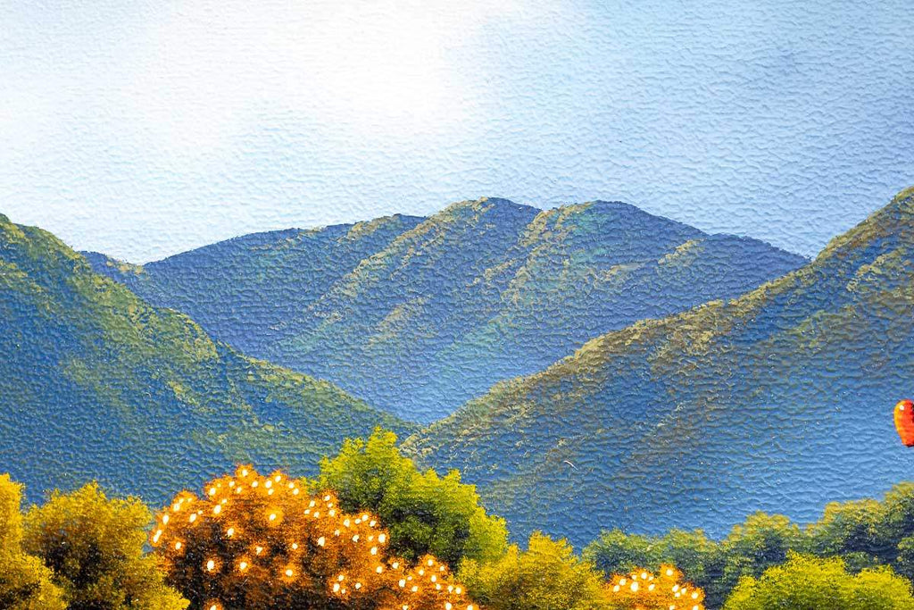 Our Mini Escapade - Original - SOLD by artist David Renshaw - Wyecliffe Galleries