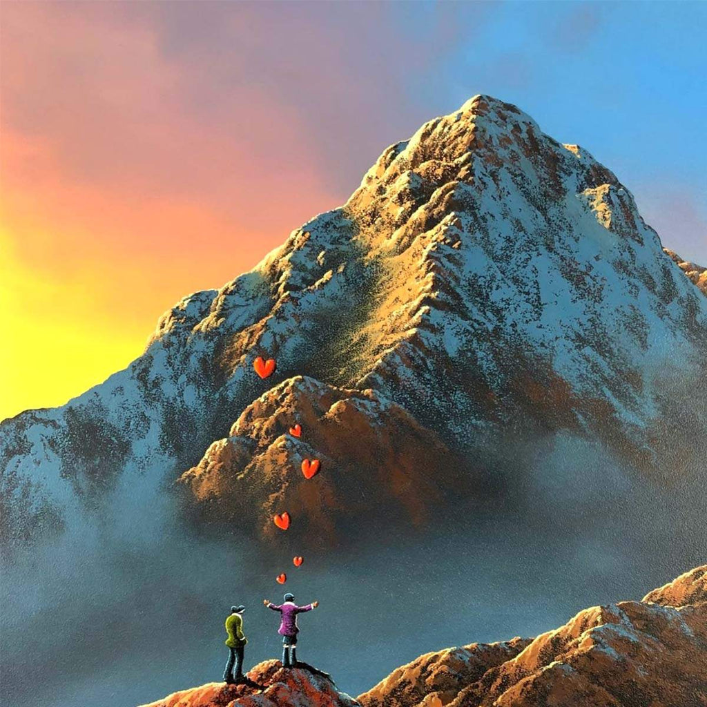 Our Mountain Top Haven - Original - SOLD by artist David Renshaw - Wyecliffe Galleries