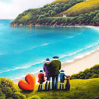 Our Ocean View & Seaside Memories - Boutique Edition SET by artist David Renshaw - Wyecliffe Galleries