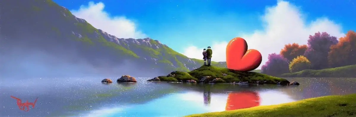 Our Piece Of Heaven - SOLD by artist David Renshaw - Wyecliffe Galleries