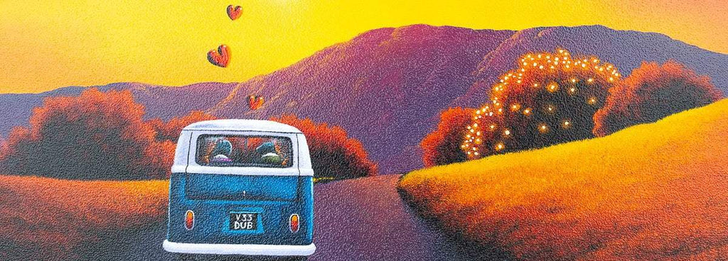 Our Road Trip Adventures - Original - SOLD by artist David Renshaw - Wyecliffe Galleries