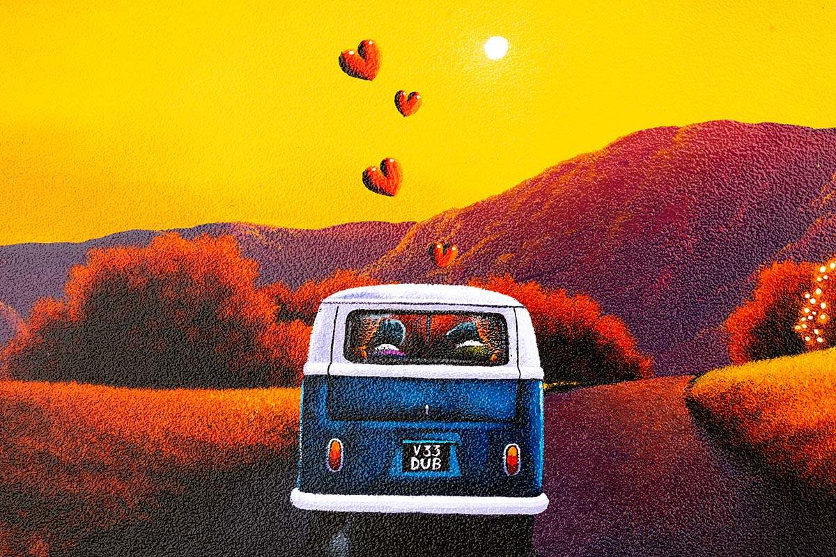 Our Road Trip Adventures - Original - SOLD by artist David Renshaw - Wyecliffe Galleries