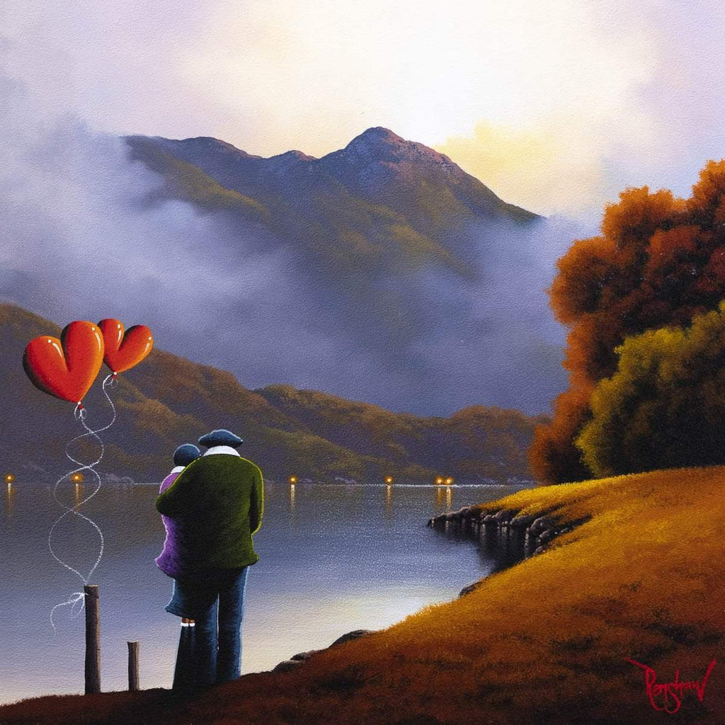 Our Secret Spot- Original - SOLD by artist David Renshaw - Wyecliffe Galleries