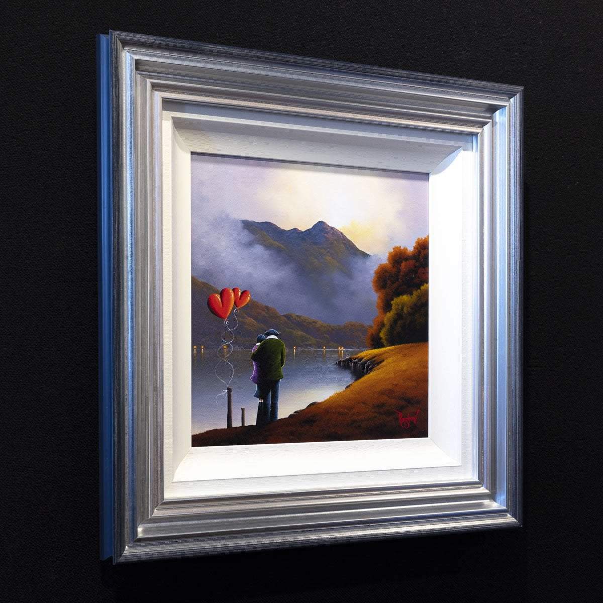 Our Secret Spot- Original - SOLD by artist David Renshaw - Wyecliffe Galleries