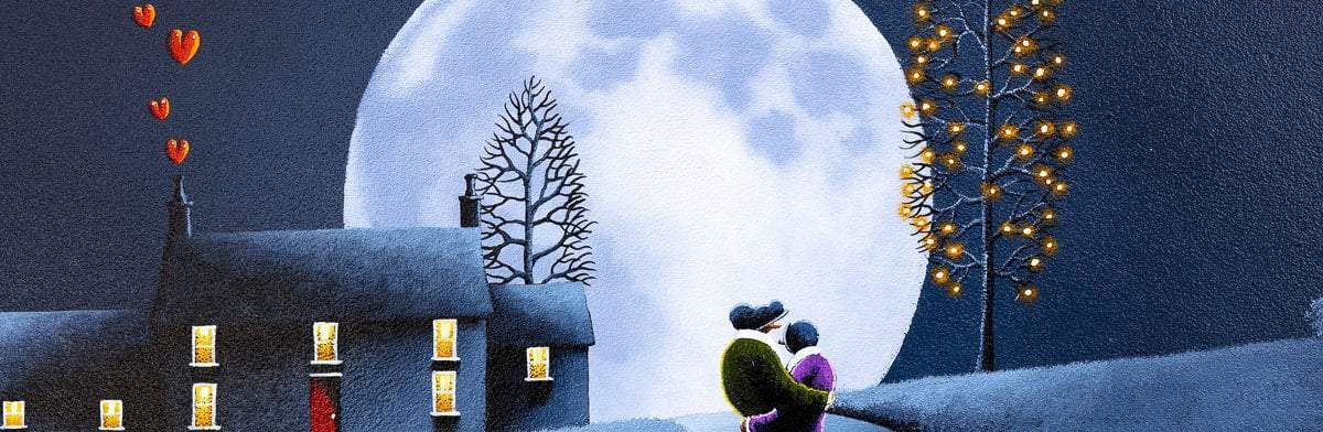 Our Side of The Moon - Original - SOLD by artist David Renshaw - Wyecliffe Galleries