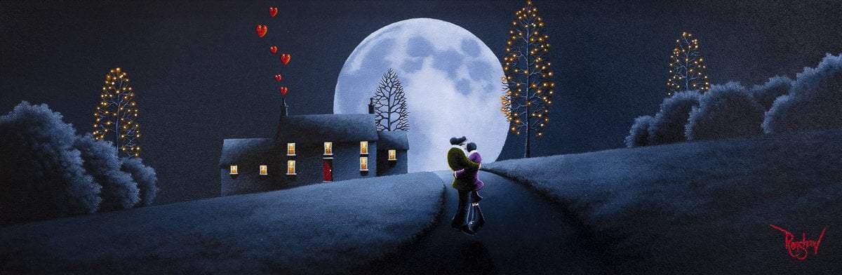 Our Side of The Moon - Original - SOLD by artist David Renshaw - Wyecliffe Galleries