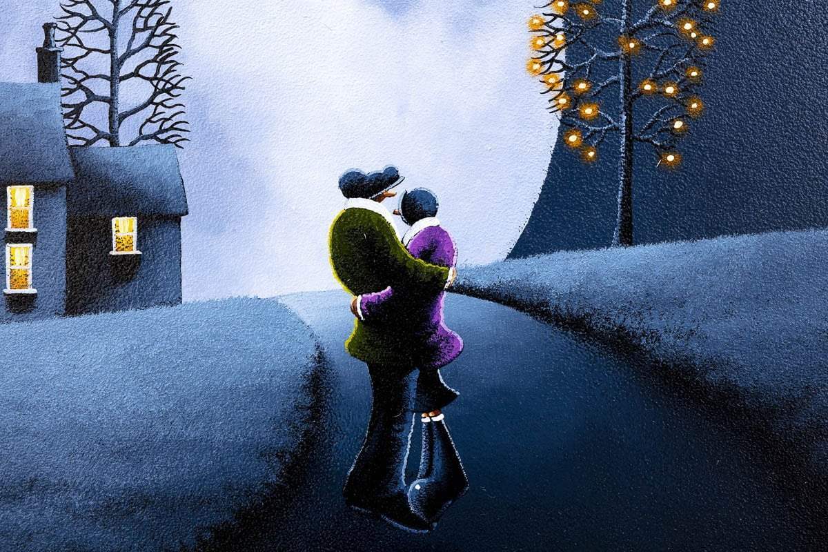 Our Side of The Moon - Original - SOLD by artist David Renshaw - Wyecliffe Galleries