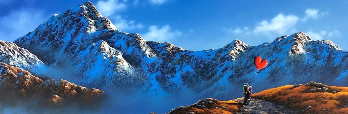 Our Winter Escape - Original - SOLD by artist David Renshaw - Wyecliffe Galleries