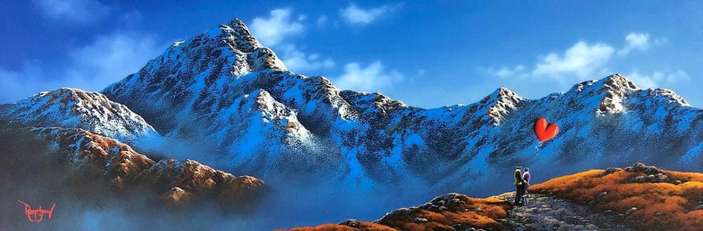 Our Winter Escape - Original - SOLD by artist David Renshaw - Wyecliffe Galleries