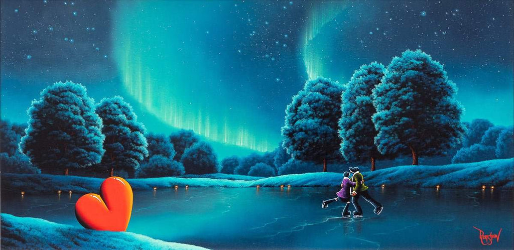 Our Winter Wonderland - Original - SOLD by artist David Renshaw - Wyecliffe Galleries