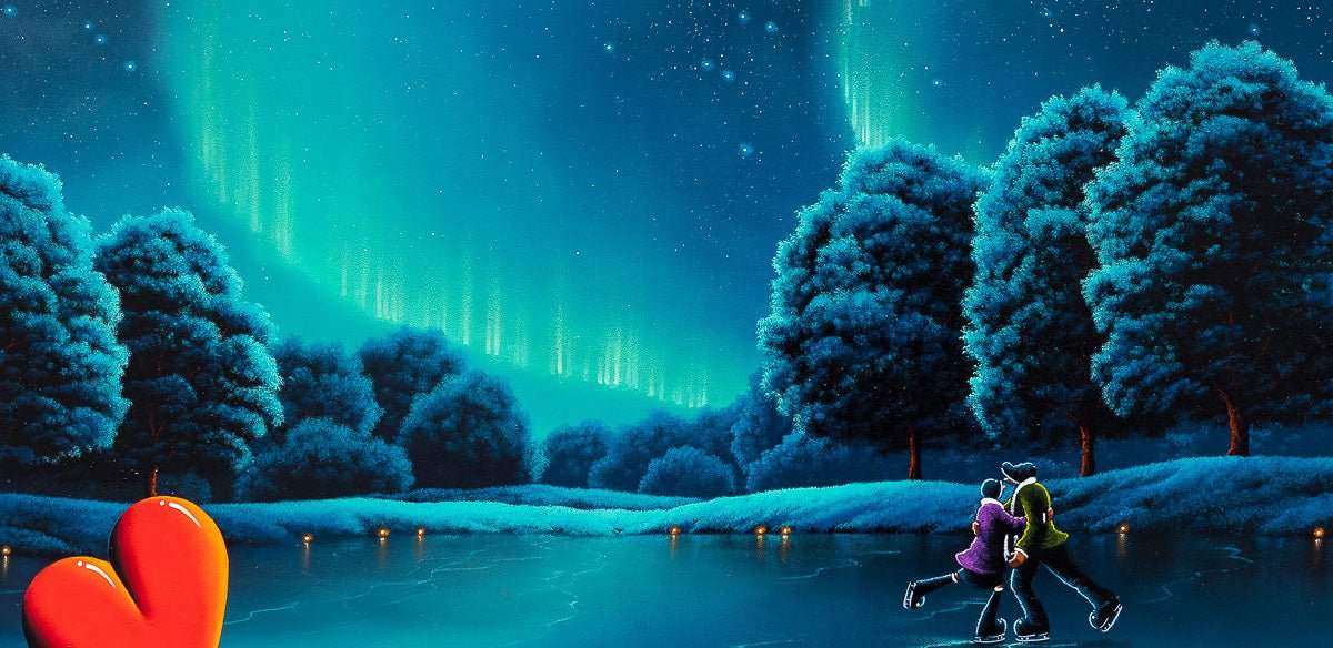 Our Winter Wonderland - Original - SOLD by artist David Renshaw - Wyecliffe Galleries