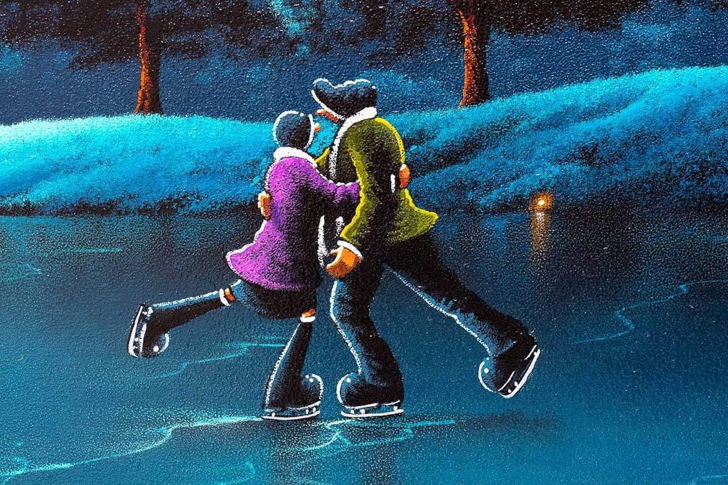 Our Winter Wonderland - Original - SOLD by artist David Renshaw - Wyecliffe Galleries