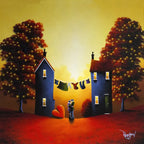 Out To Dry - Original - SOLD by artist David Renshaw - Wyecliffe Galleries