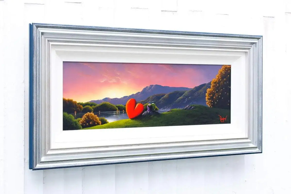 Over the Horizon - Original - SOLD by artist David Renshaw - Wyecliffe Galleries