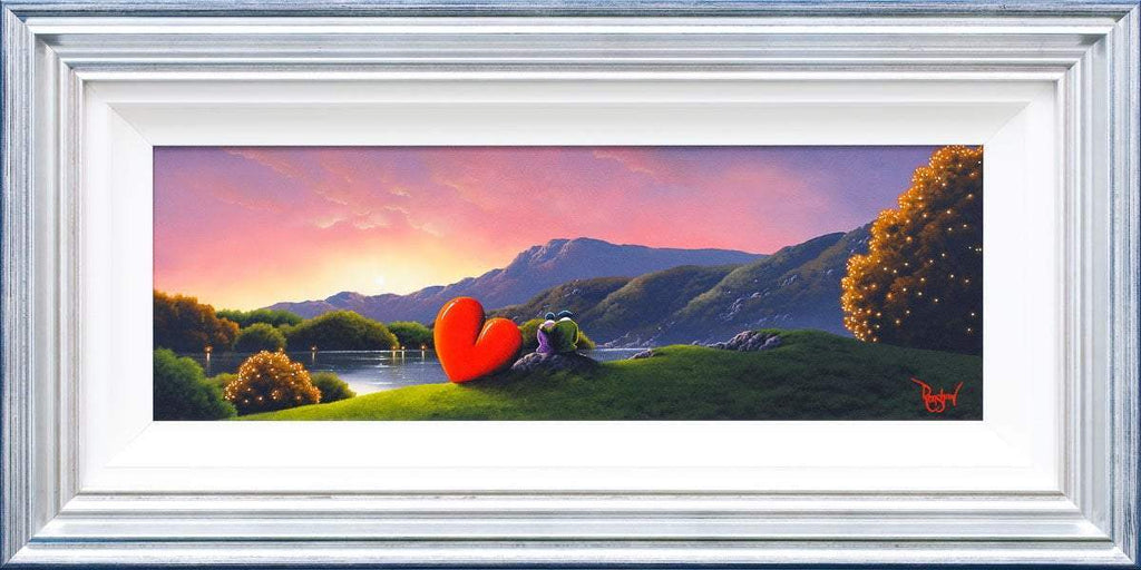Over the Horizon - Original - SOLD by artist David Renshaw - Wyecliffe Galleries