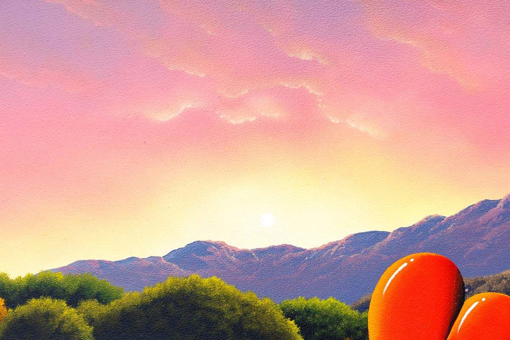 Over the Horizon - Original - SOLD by artist David Renshaw - Wyecliffe Galleries