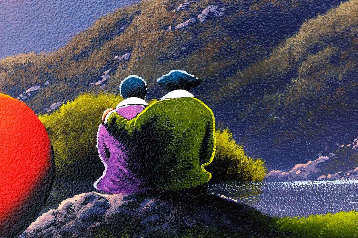 Over the Horizon - Original - SOLD by artist David Renshaw - Wyecliffe Galleries