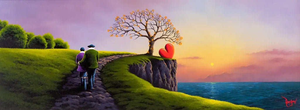 Paradise - Original - SOLD by artist David Renshaw - Wyecliffe Galleries