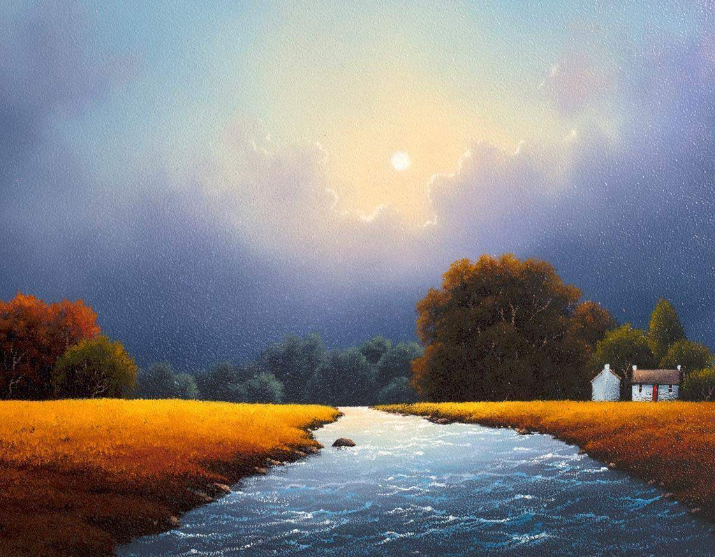 Parting of the Clouds - Original - SOLD by artist David Renshaw - Wyecliffe Galleries