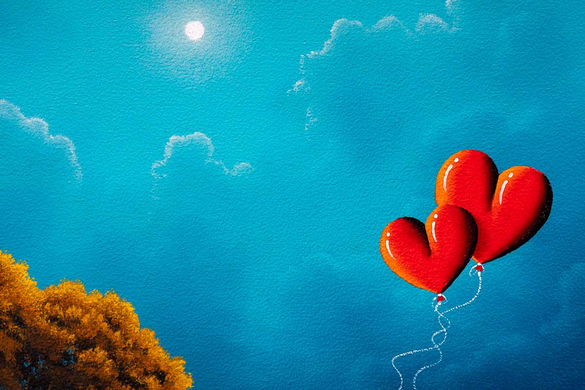 Pathway To Love - Original by artist David Renshaw - Wyecliffe Galleries